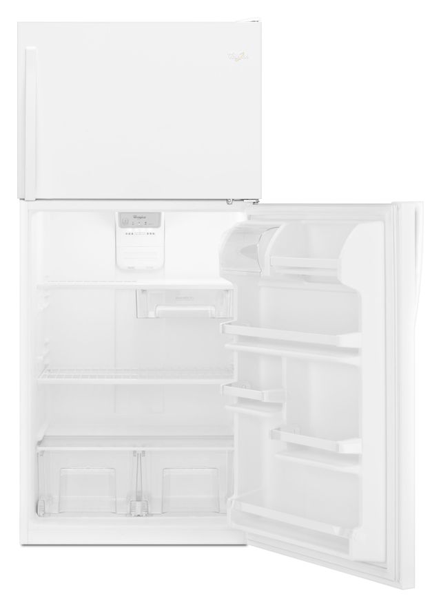 Whirlpool® 18.2 Cu. Ft. White Top Freezer Refrigerator 5