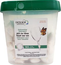 Excelsior® Pack of 90 HE Dishwasher Detergent Pods