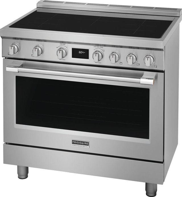 Frigidaire Professional® 36'' Smudge-Proof® Stainless Steel Freestanding Induction Range 1