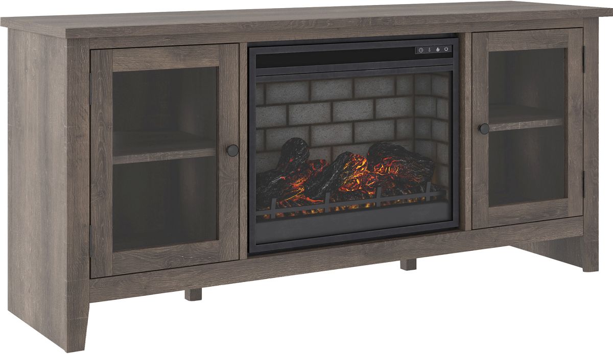 Signature Design by Ashley® Arlenbry Gray 60" TV Stand with Electric Fireplace