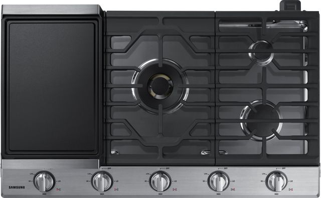 Samsung 36" Stainless Steel Gas Cooktop-NA36N7755TS-1