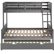 Donco Kids Louver Twin/Full Bunk Bed With Trundle | Colder's ...