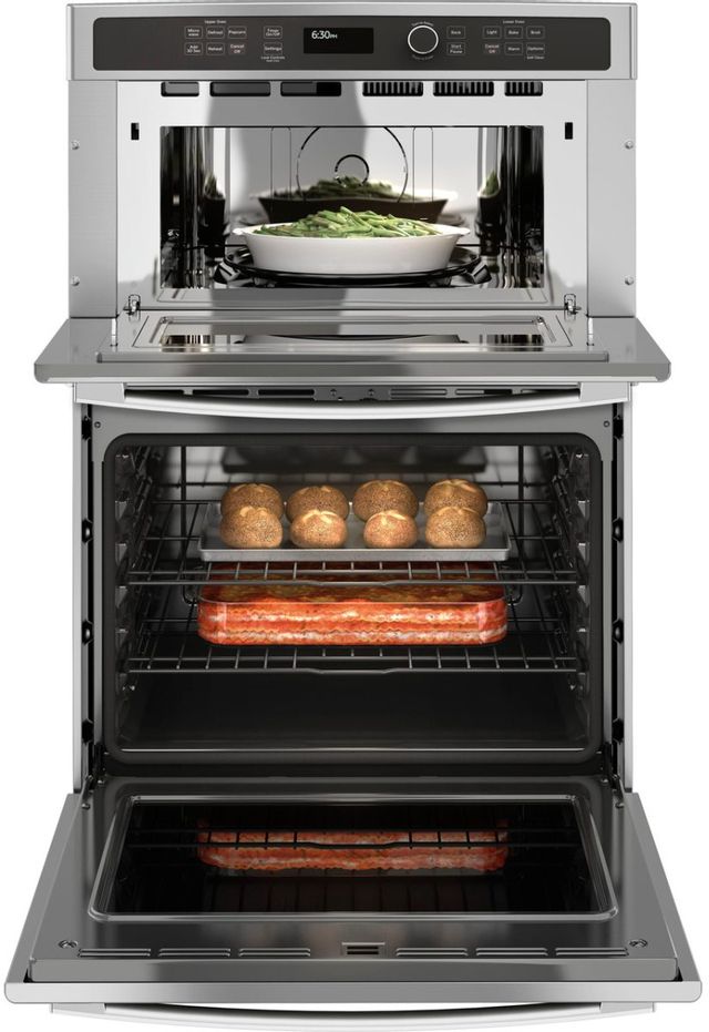 GE® 30" Stainless Steel Combination Double Wall Oven 7