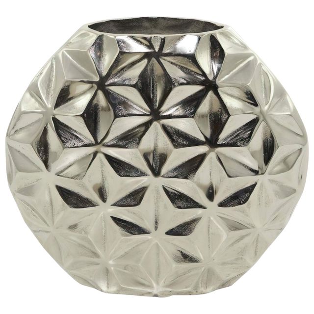 Uma Cosmoliving Silver Aluminum Vase-0