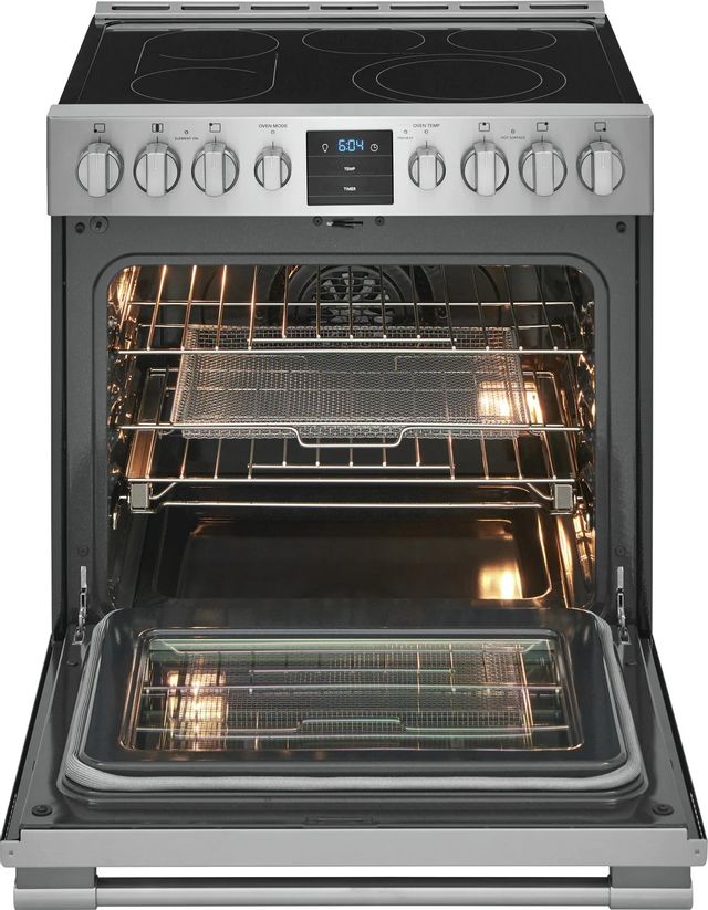 Frigidaire Professional® 30" Front Control Freestanding Air Fry Range 1