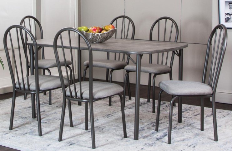 timber 7 piece dining set