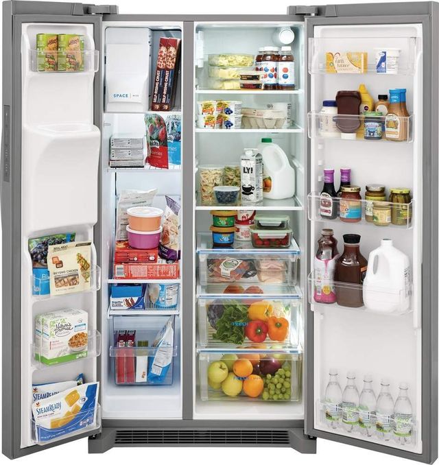 Frigidaire® 22.2 Cu. Ft. Stainless Steel Counter Depth Side-by-Side Refrigerator 7