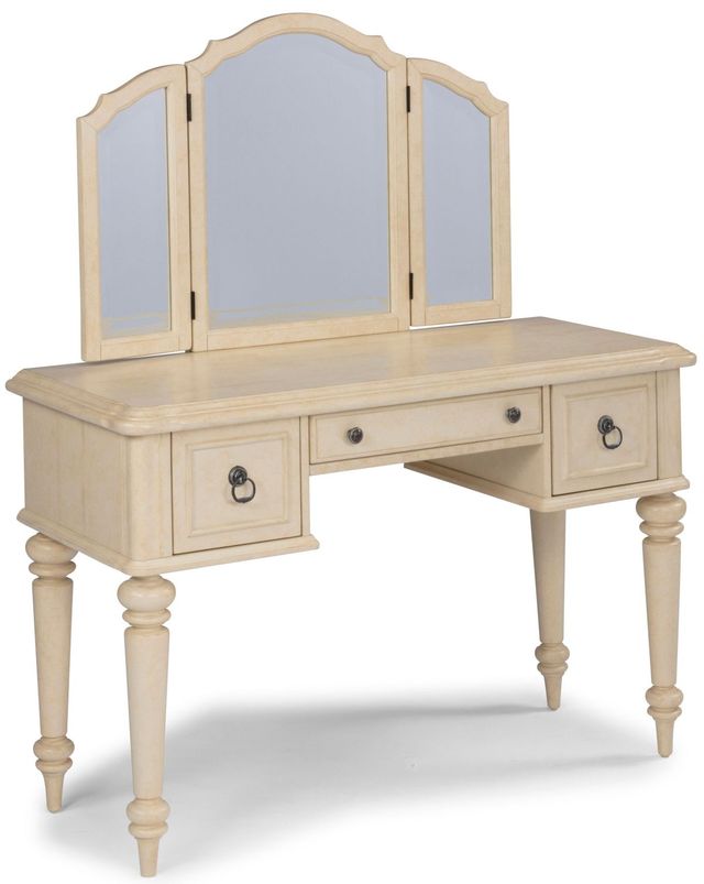 homestyles® Chambre Antiqued White Vanity-2