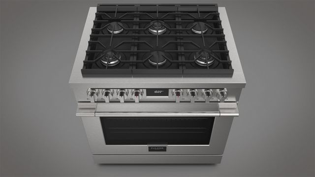 Fulgor Milano Accento 36" Stainless Steel Pro Style Dual Fuel Range 9