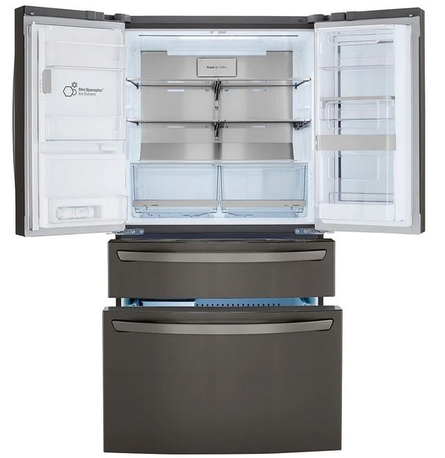 LG 29.5 Cu. Ft. PrintProof™ Black Stainless Steel French Door Refrigerator 7