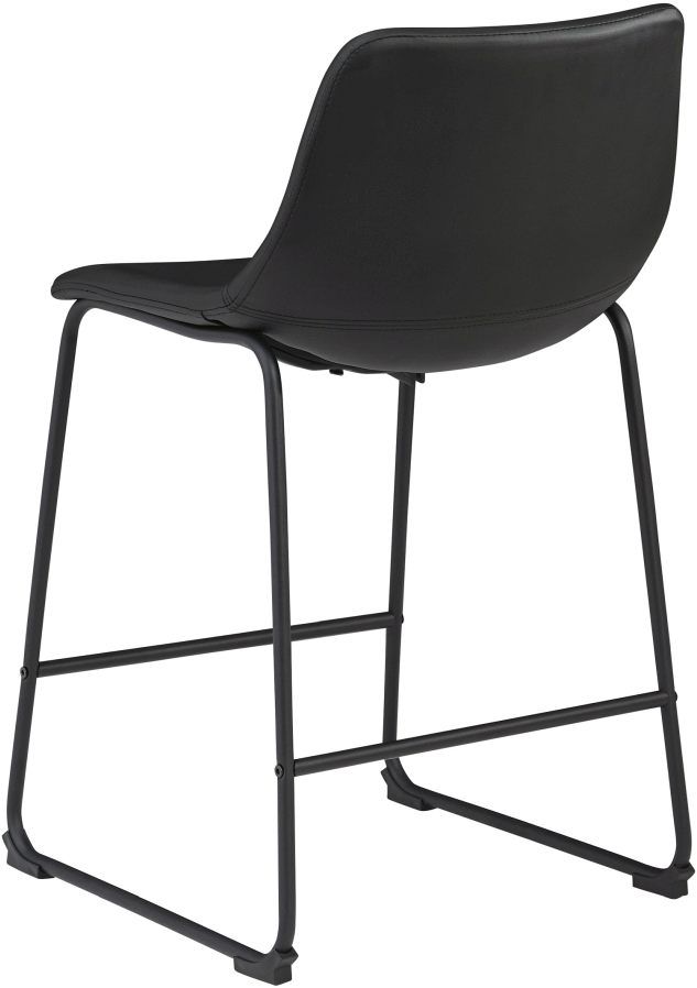 Signature Design by Ashley® Centiar Black Counter Height Stool-1