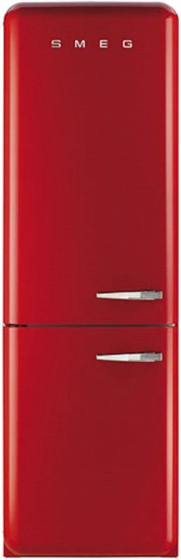 Smeg 50's Retro Style Aesthetic 11.6 Cu. Ft. Bottom Freezer Refrigerator-Red