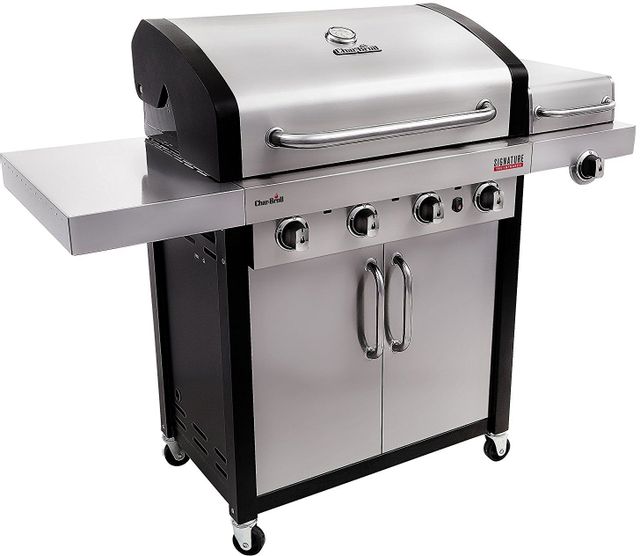 Char-Broil® Signature Series™ 57" Gas Grill-Black with Stainless Steel 4