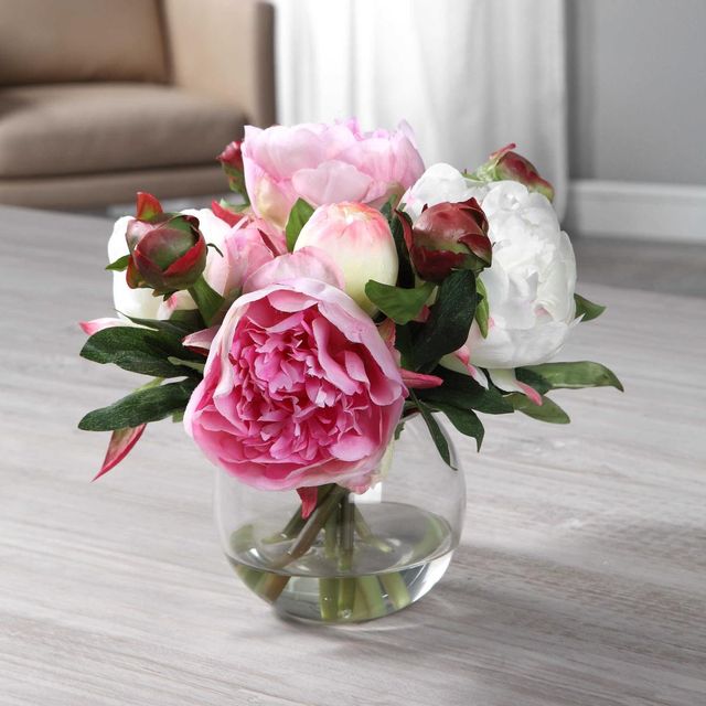 Uttermost® by Constance Lael-Linyard Blaire Pink Peony Bouquet-3