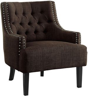 Homelegance® Charisma Chocolate Accent Chair