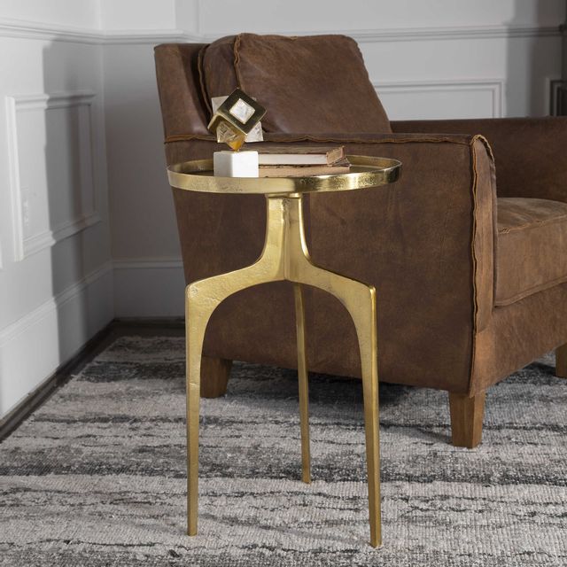 Uttermost® Kenna Soft Gold Accent Table 3