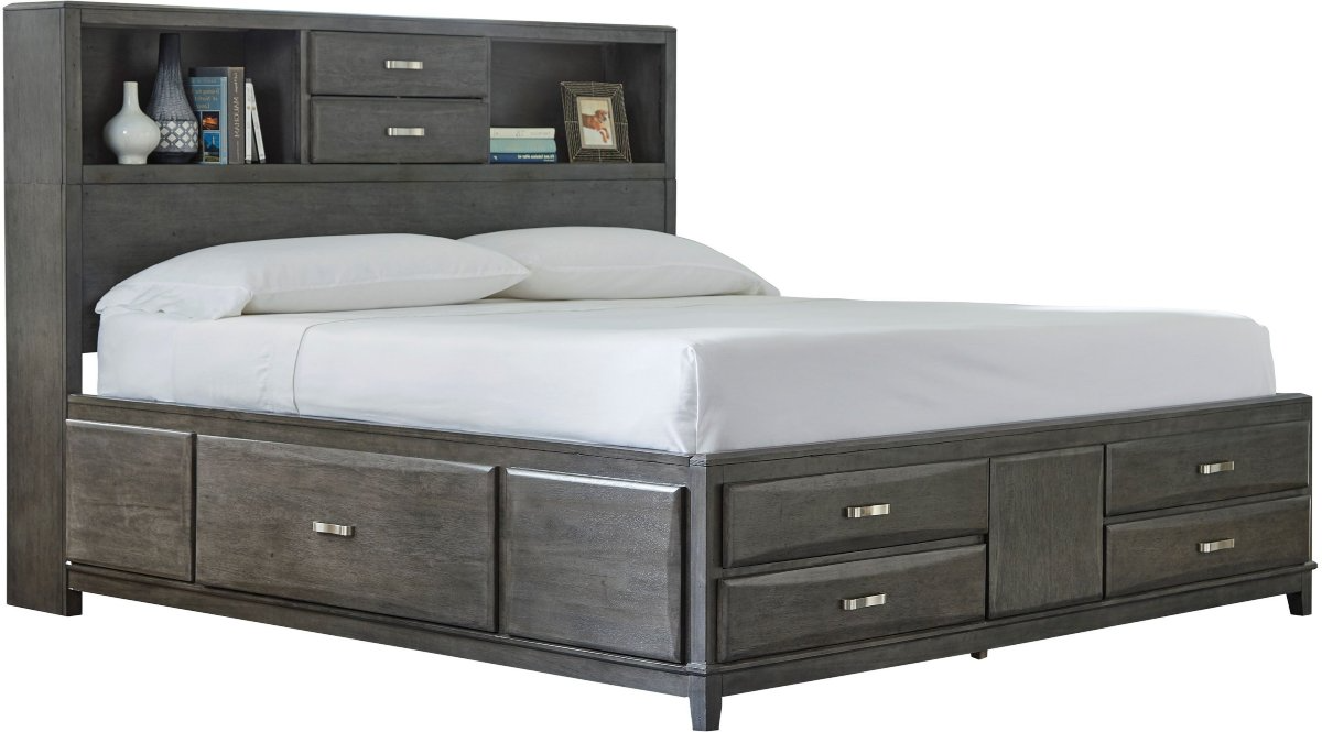 Caitbrook king store storage bed