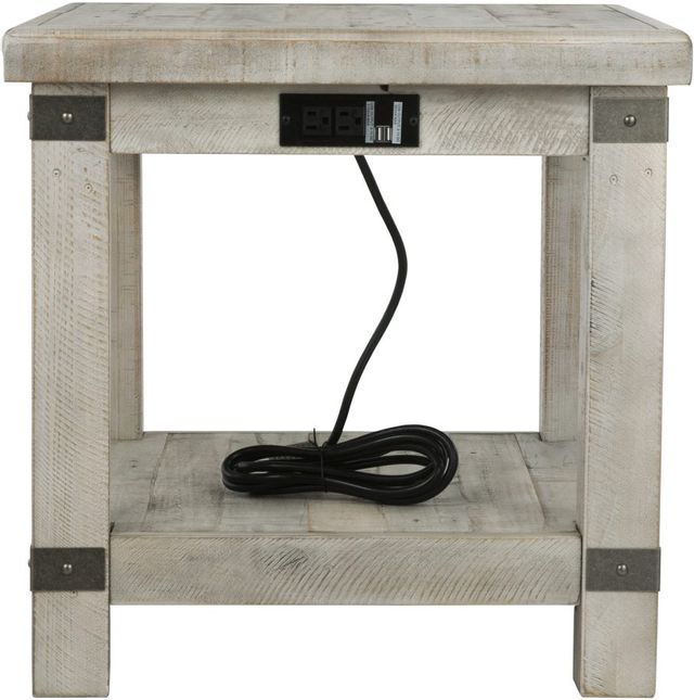 Signature Design by Ashley® Carynhurst White Wash Gray End Table 3