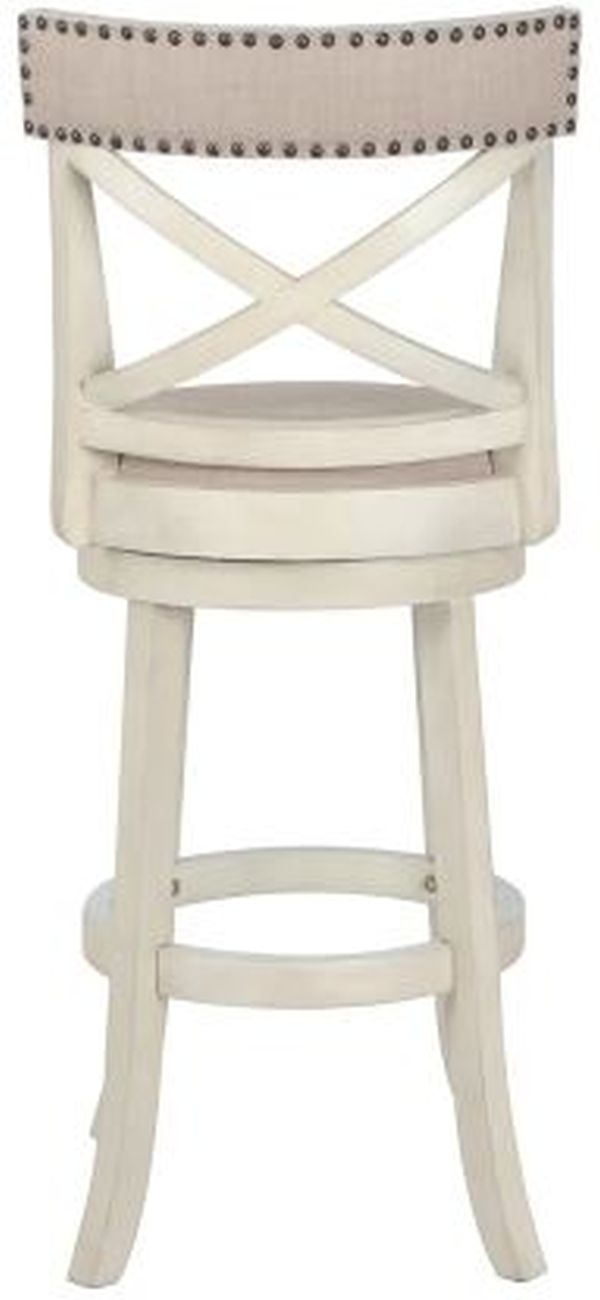 New Classic Home Furnishings York Antique White 29 Bar Stool Bob   A9ceb460 C170 4044 840e 4ab15f1a480a 