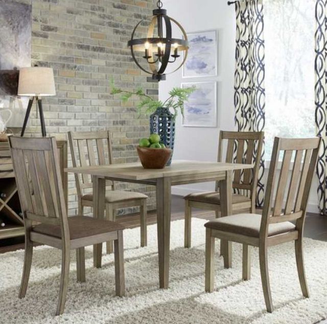 Liberty Sun Valley 5-Piece Sandstone Drop Leaf Set | Fischer Furniture ...