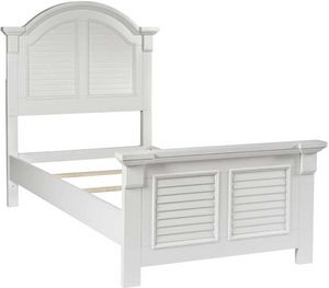 Liberty Summer House Oyster White Youth Twin Panel Bed