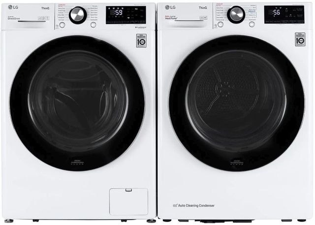 LG 2.4 Cu. Ft. White Front Load Washer 9
