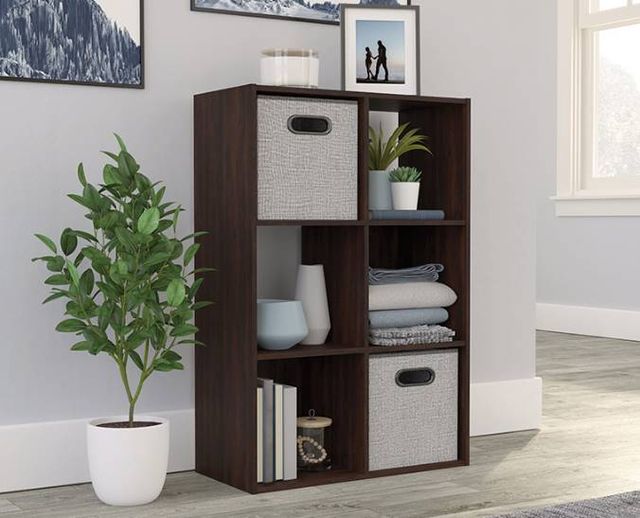 Sauder® Select Cinnamon Cherry/Dark Brown 6-Cube Organizer