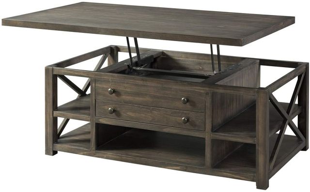 Lane® Furniture 7607 Warm Weathered Brown Lift Top Cocktail Table 1