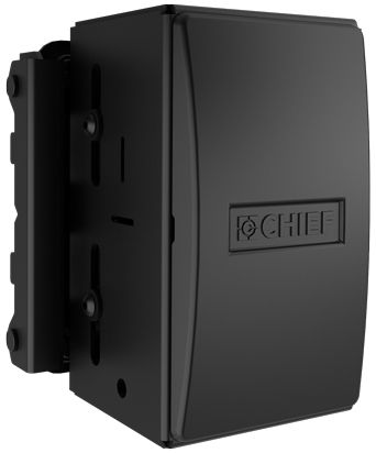 Chief® Black Fusion Height-Adjust Ceiling Box 2
