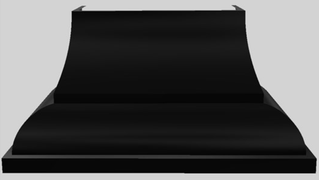 Vent-A-Hood® Designer Series 60" Black Wall Mounted Range Hood-0