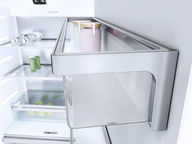 Miele MasterCool™ 19.6 Cu. Ft. Stainless Steel Counter Depth Bottom Freezer Refrigerator 10