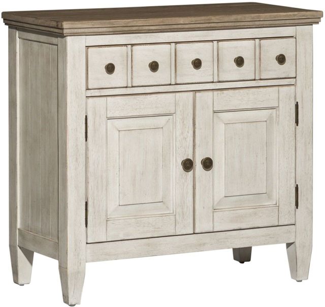 Liberty Furniture Heartland Antique White Bedside Chest 0