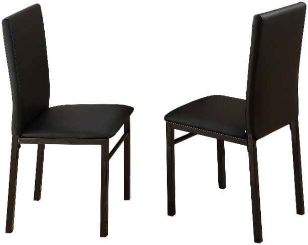 Crown Mark Aiden 5-Peice Black Dining Table Set-2