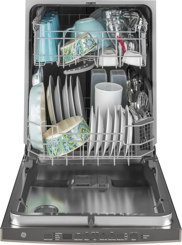 GE® 24" Built In Dishwasher-Black Stainless 2