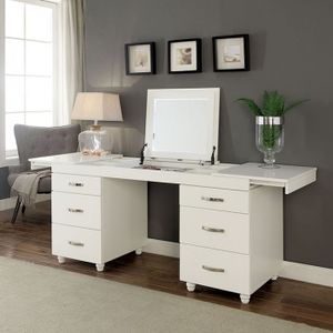 Furniture of America® Verviers White Vanity Desk