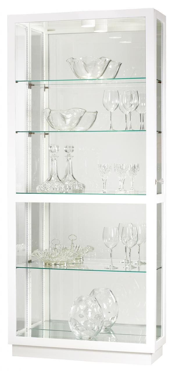 Howard Miller® Jayden IV Gloss White Curio Cabinet