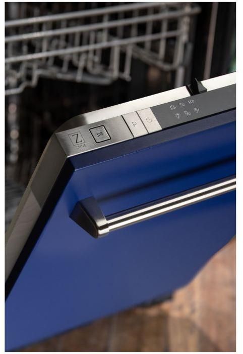 ZLINE Professional 18" Blue Matte Built In Dishwasher 4