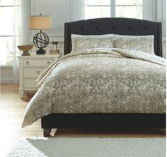 Signature Design by Ashley® Kelby Natural 3-Piece King Duvet Cover Set