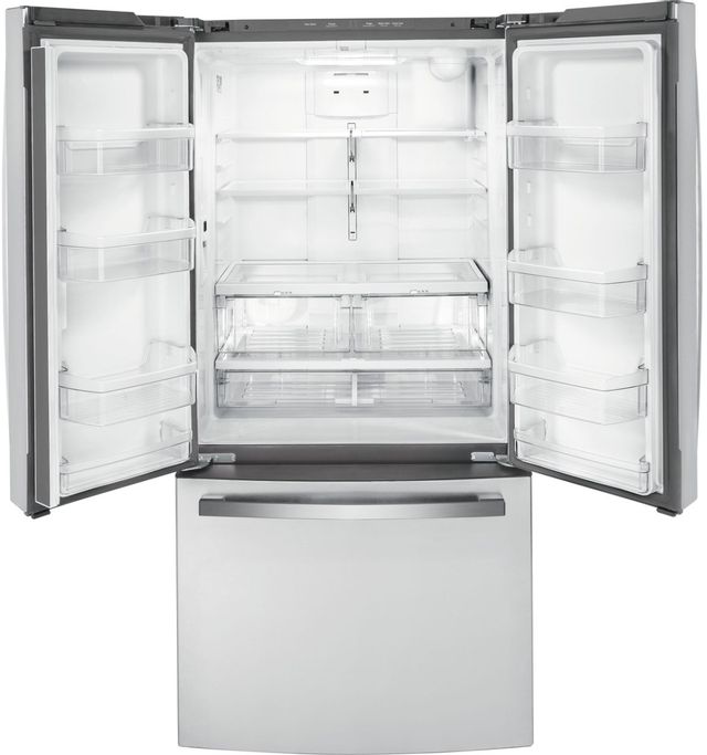 Réfrigérateur à portes françaises à profondeur de comptoir de 33 po GE Profile® de 18,6 pi³ - Acier inoxydable résistant aux traces de doigts 29