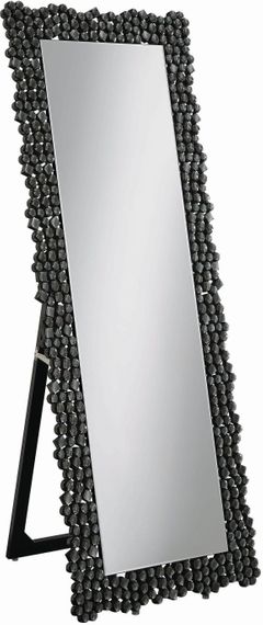 Coaster® Cheval Silver/Smoke Grey Standing Mirror