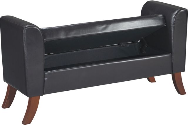 Signature Design by Ashley® Benches Brown Upholstered Storage Bench 1