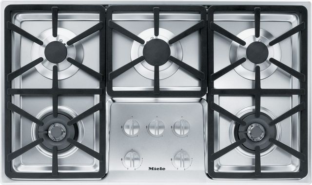 Miele 36" Stainless Steel Gas Cooktop-0