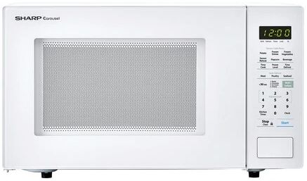 Sharp® Carousel® 1.4 Cu. Ft. White Countertop Microwave Oven
