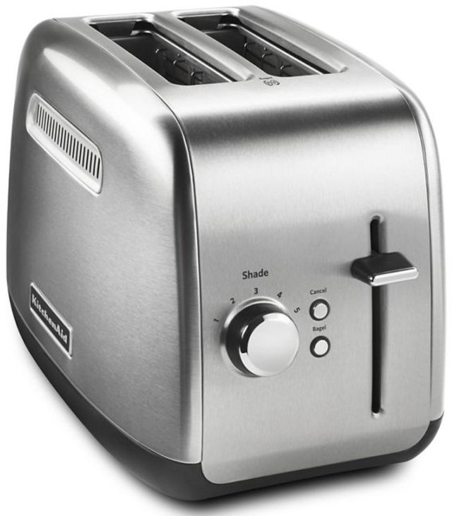 KitchenAid® 2 Slice Brushed Stainless Steel Toaster 0
