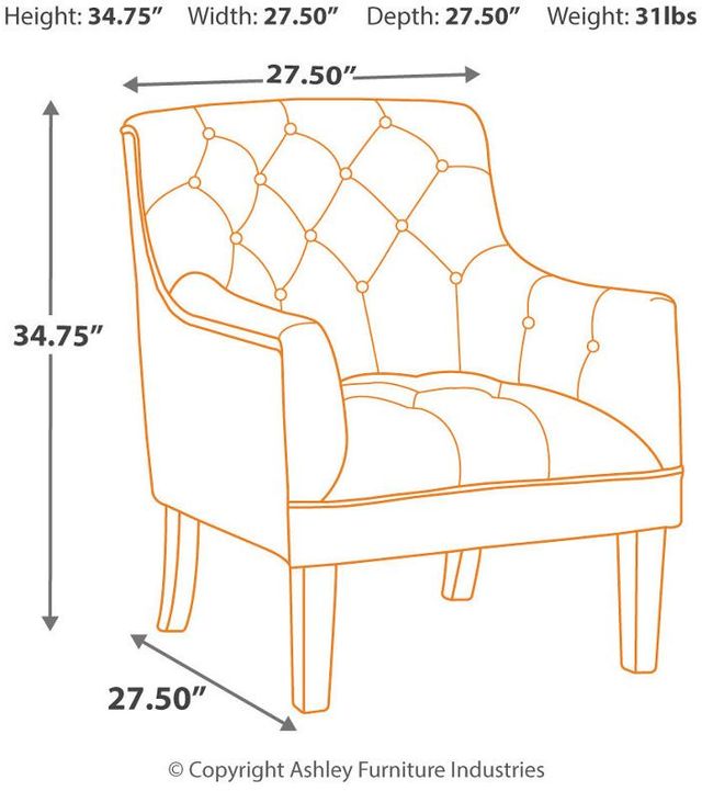 Signature Design by Ashley® Drakelle Mahogany Accent Chair-2