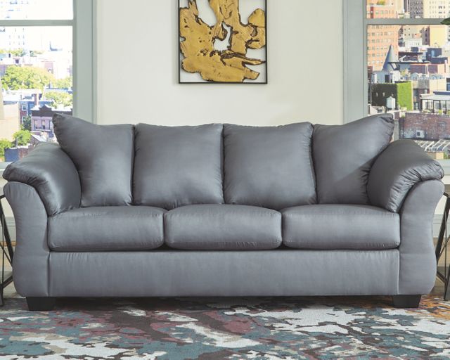 Signature Design by Ashley® Darcy Steel Sofa and Loveseat Set 1