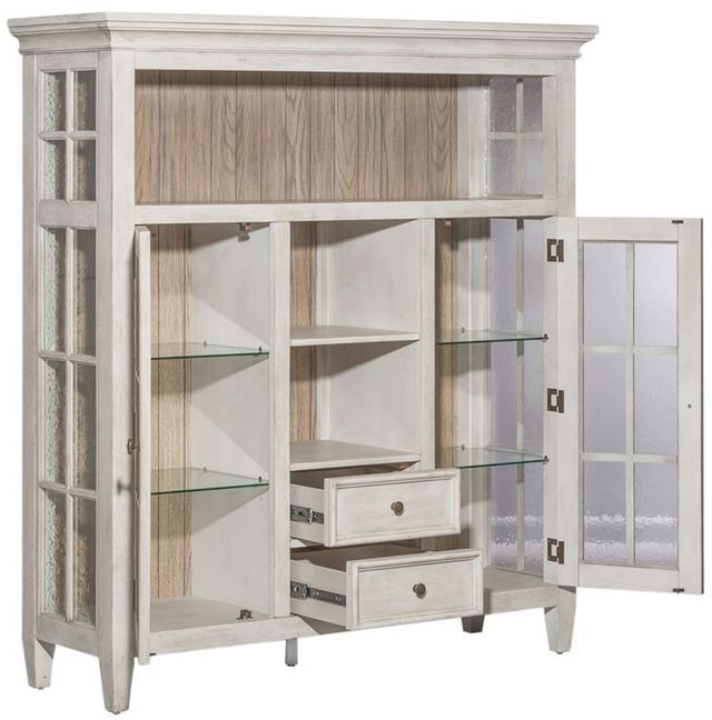 Liberty Furniture Heartland Antique White Display Cabinet-3