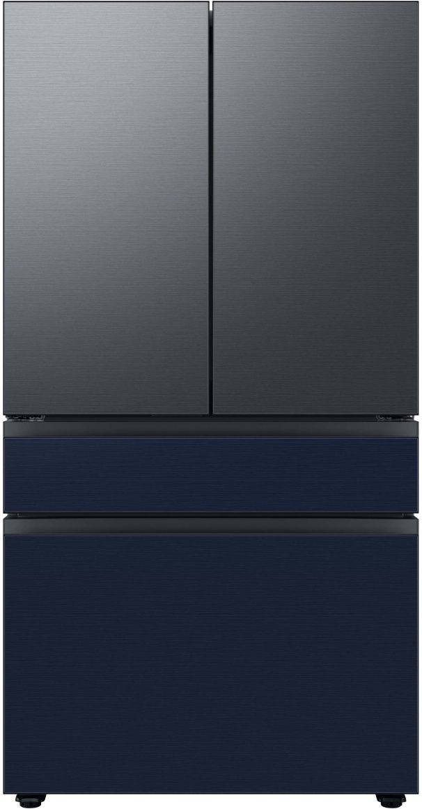 Samsung RF29BB8600 36" Bespoke Smart 4 Door French Door Refrigerator with 28.8 cu. ft. Capacity with Matte Black Panels-2
