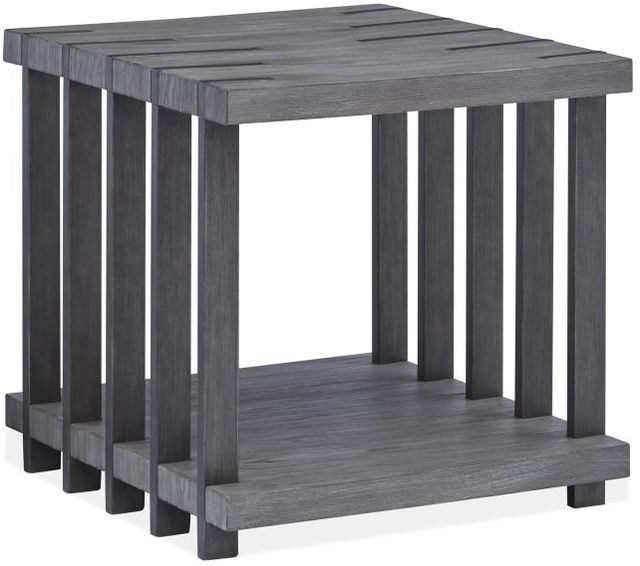 Magnussen Home® Eldridge Weathered Gravel End Table