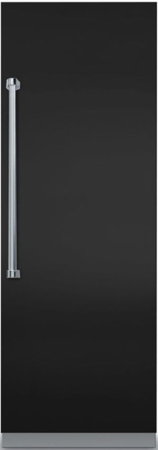 Viking® 7 Series 12.2 Cu. Ft. Cast Black Fully Integrated Right Hinge All Freezer with 5/7 Series Panel